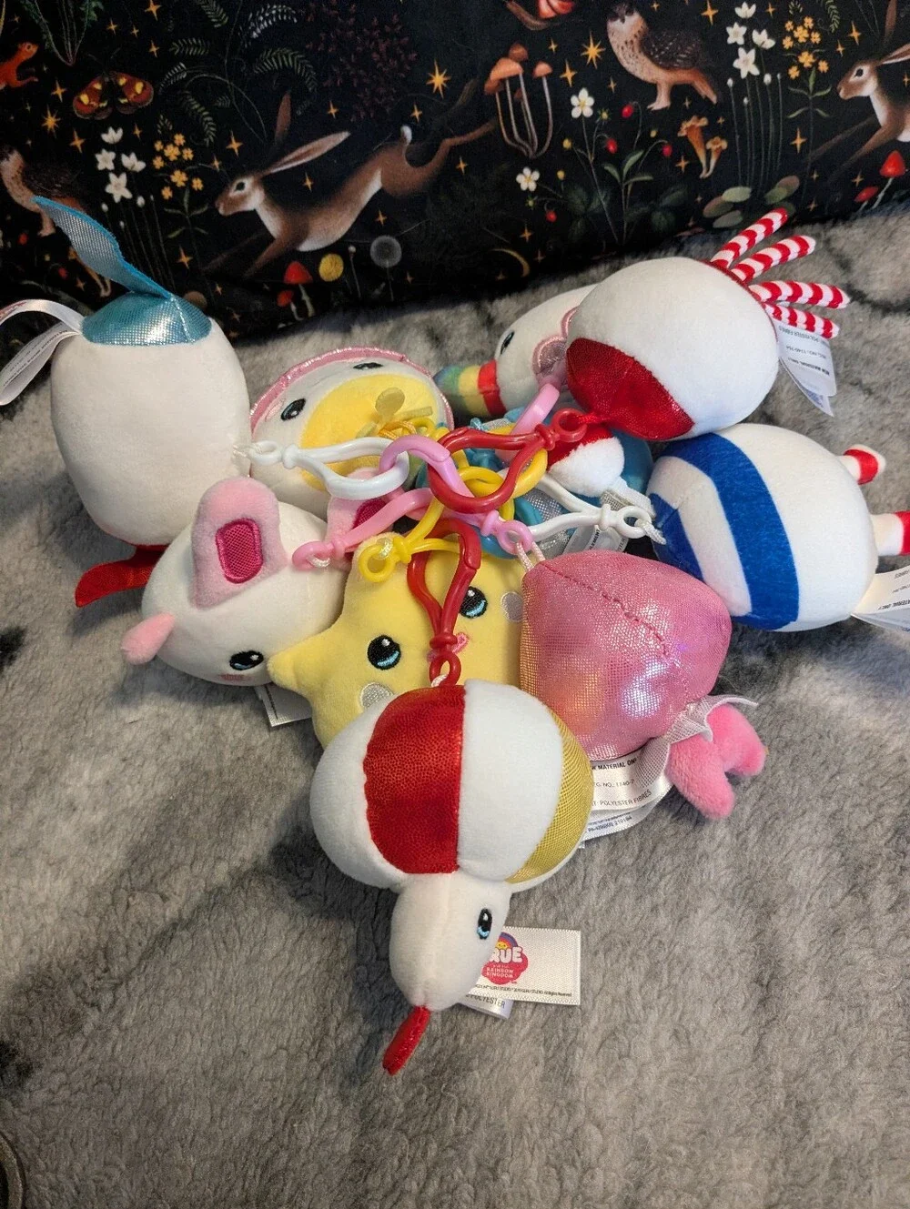 Set Of 10- True And The Rainbow Kingdom Plush Creature Clip-On Toys